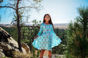 Open image in slideshow, Indigenous Futures Youth Dress
