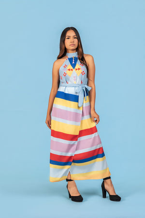 Open image in slideshow, Bold Ribbon Sleeveless Dress
