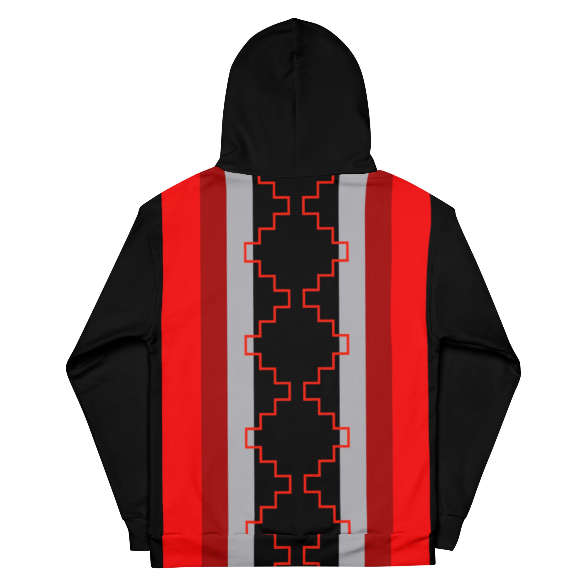 Red and Black Striped Hoodie-Ships Seperate
