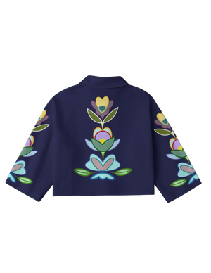 Floral Crop Jacket