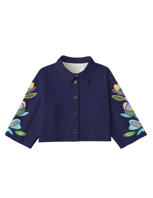 Floral Crop Jacket