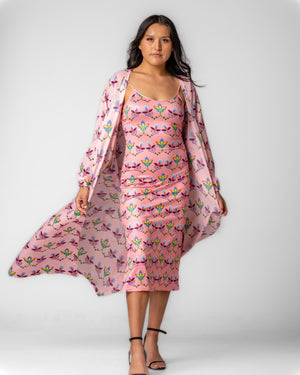 Open image in slideshow, Spring Florals Long Cardigan
